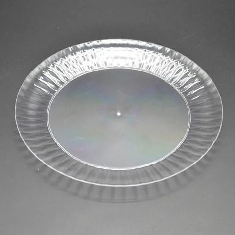 7.5" Plastic Disposable Crystal Clear Dinner Plates