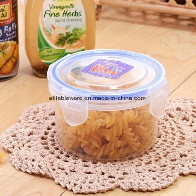 La boîte à lunch ronde en plastique chaude de récipient de nourriture garde l'approvisionnement frais d'usine de stockage