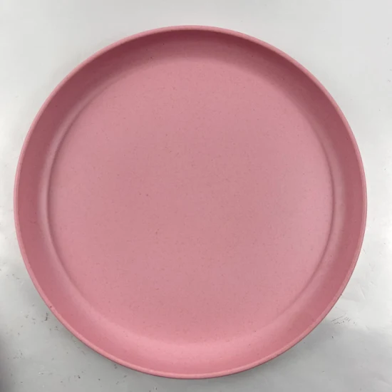 Mann Biotech Plates Assiettes à dîner en plastique robuste incassable Assiette à dîner macaron design